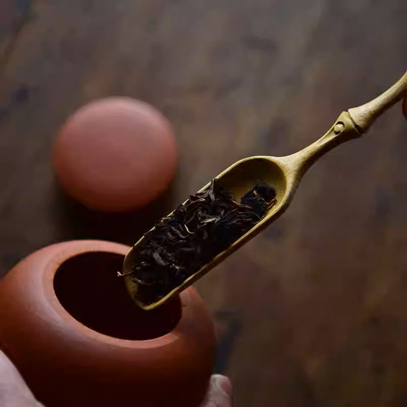 Handcrafted Bamboo Tea Scoop - Natural Elegant Tea Ceremony Accessory