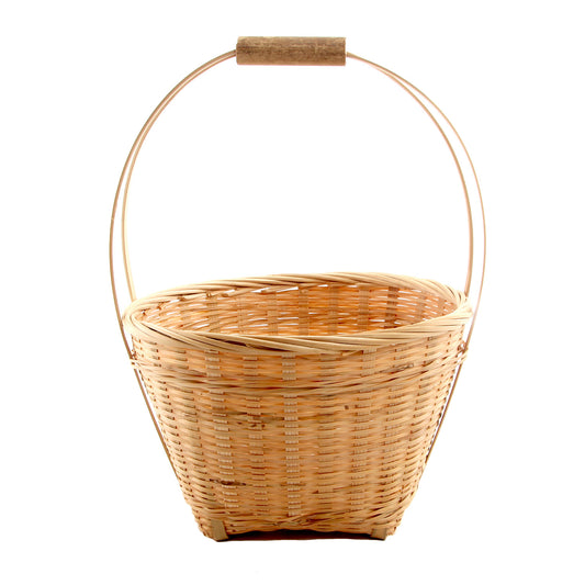 Handcrafted Bamboo Baskets-Elegant Storage & Picnic Essentials-Eco Friendly